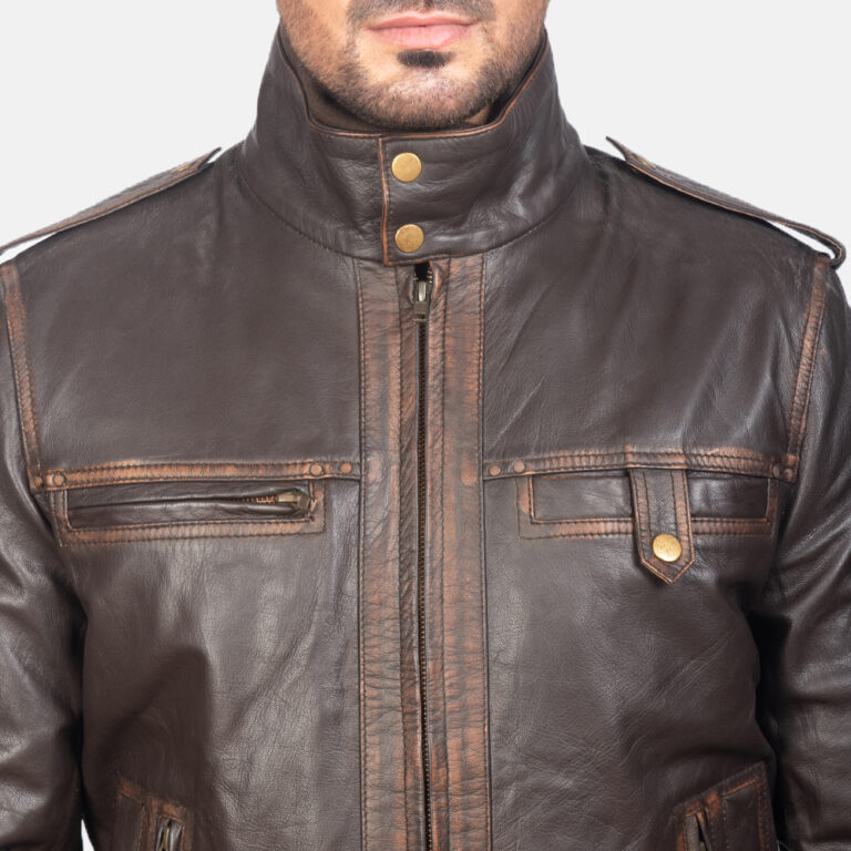 Mens Street Brown jacket1161-9-1599288257448